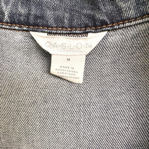 Caslon Women's Oversized Truckers Denim Jacket, size M - Picture 10 of 11